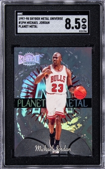 1997-98 Skybox Metal Universe "Planet Metal" #1PM Michael Jordan - SGC NM-MT+ 8.5